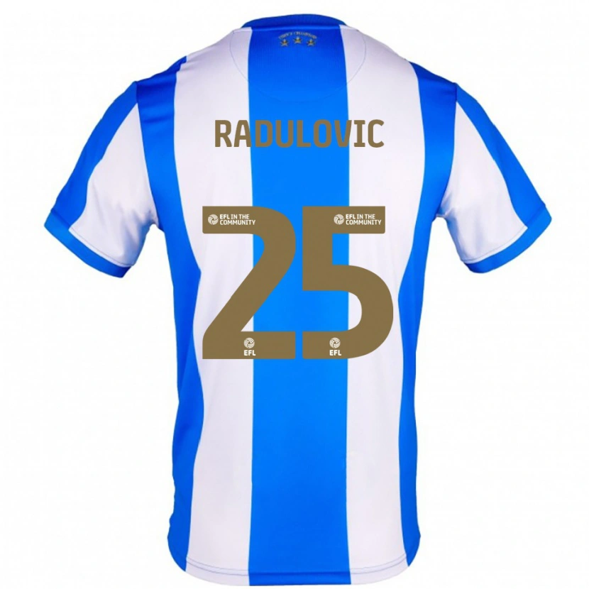 Danxen Women Bojan Radulović #25 Blue White Home Jersey 2025/26 T-Shirt