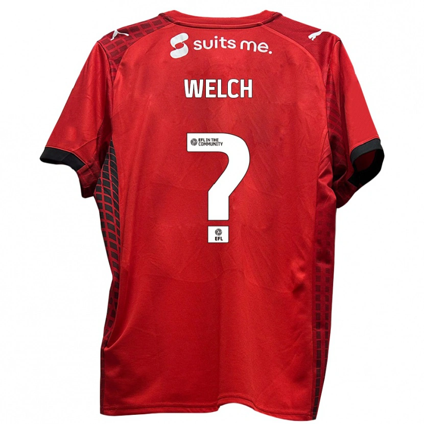 Danxen Women Shelbie Welch #0 Red Black Home Jersey 2025/26 T-Shirt