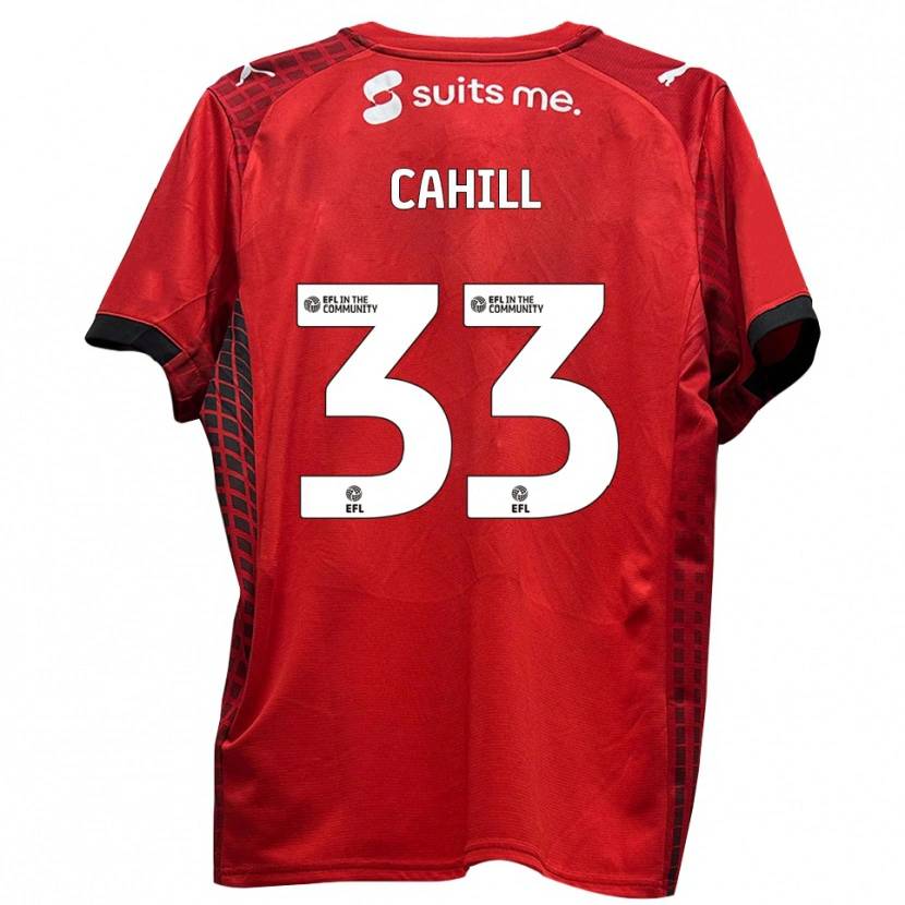 Danxen Women Killian Cahill #33 Red Black Home Jersey 2025/26 T-Shirt