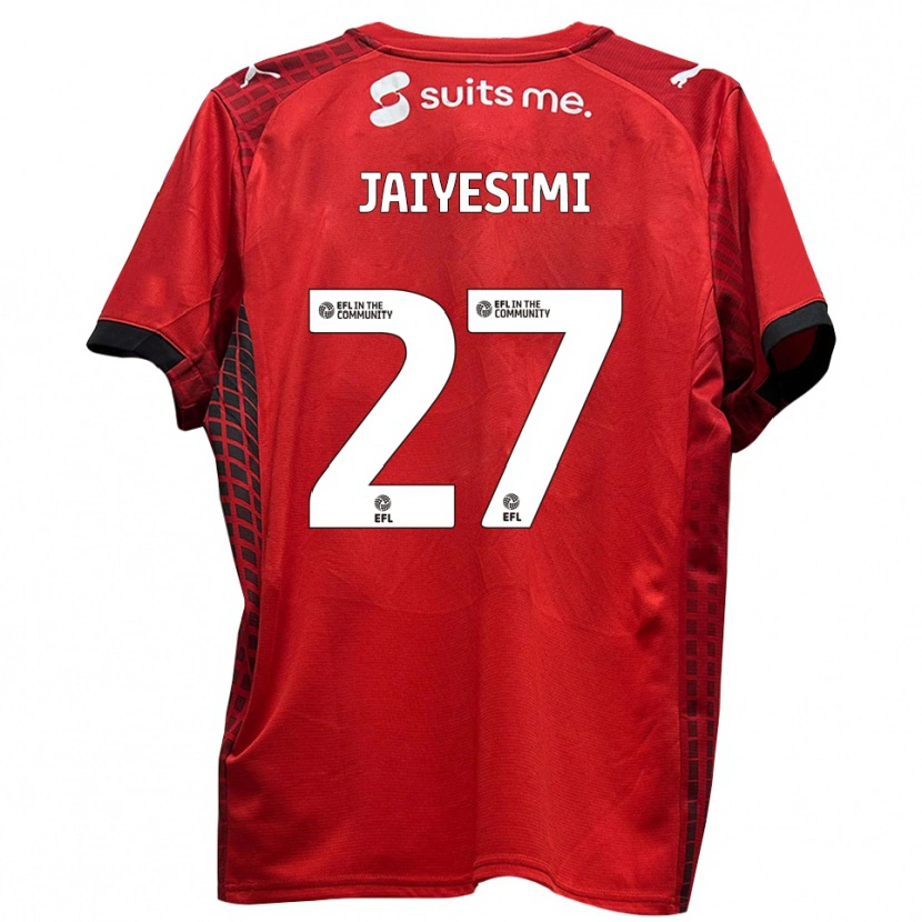 Danxen Women Diallang Jaiyesimi #27 Red Black Home Jersey 2025/26 T-Shirt