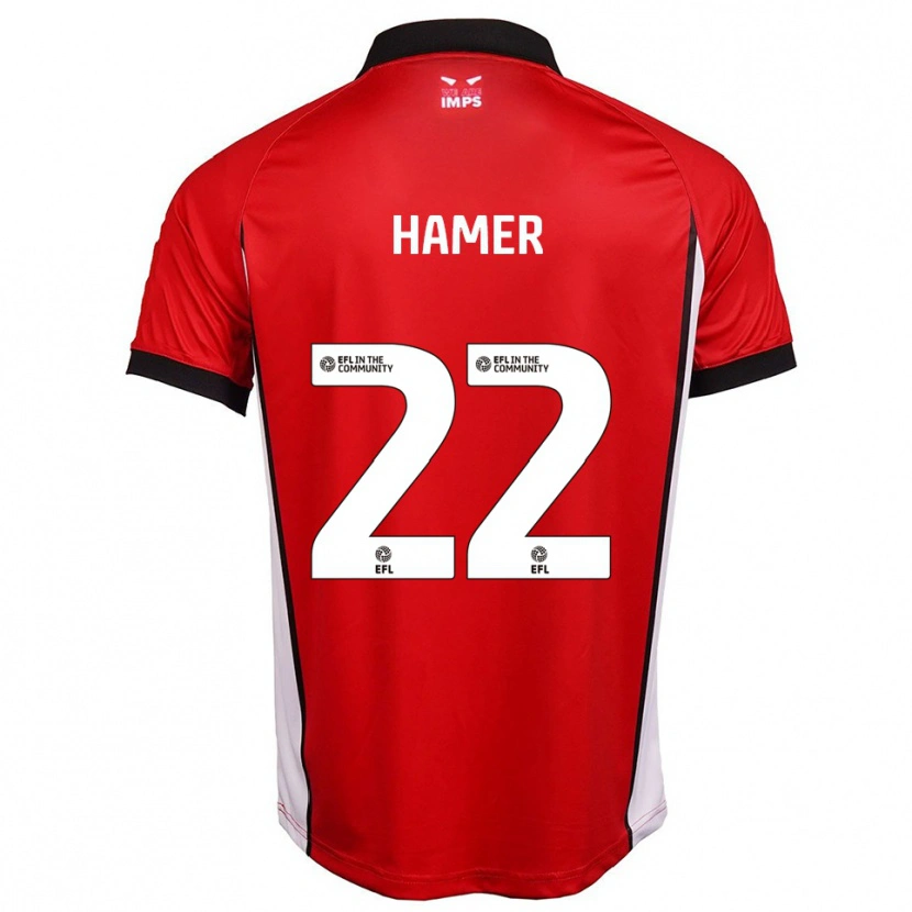 Danxen Women Tom Hamer #22 Red White Home Jersey 2025/26 T-Shirt