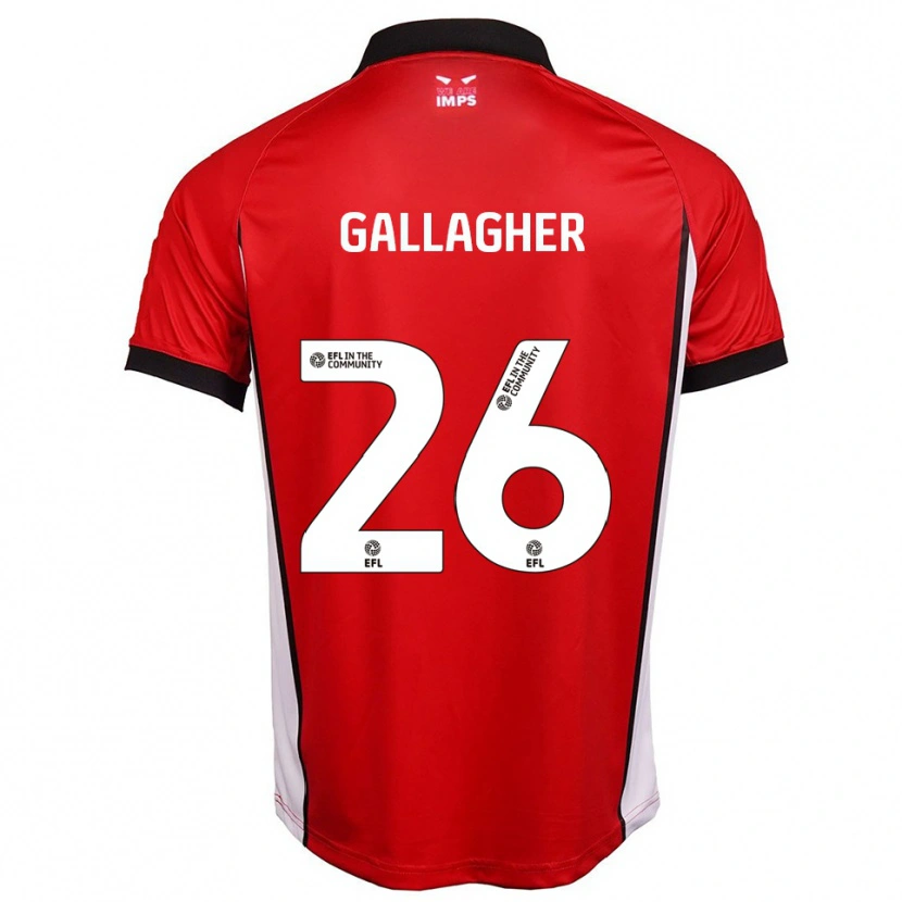 Danxen Women Oisín Gallagher #26 Red White Home Jersey 2025/26 T-Shirt