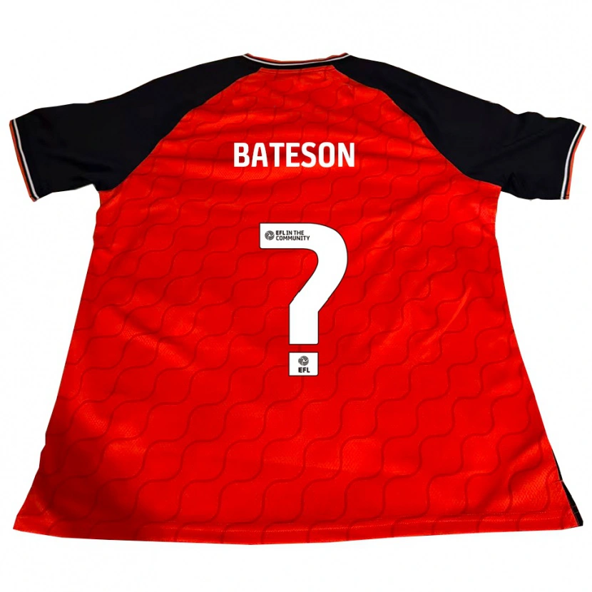 Danxen Women Jack Bateson #0 Orange Black White Home Jersey 2025/26 T-Shirt