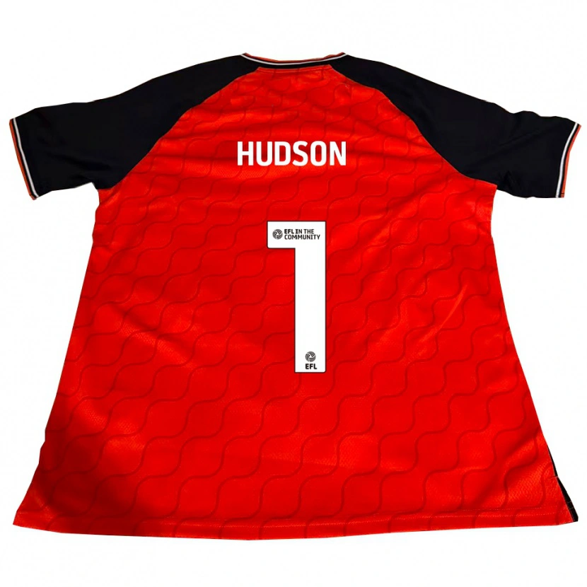 Danxen Women Sarah Hudson #1 Orange Black White Home Jersey 2025/26 T-Shirt