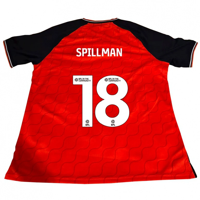 Danxen Women Gabriella Spillman #18 Orange Black White Home Jersey 2025/26 T-Shirt