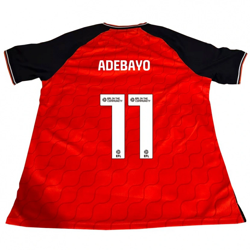 Danxen Women Elijah Adebayo #11 Orange Black White Home Jersey 2025/26 T-Shirt
