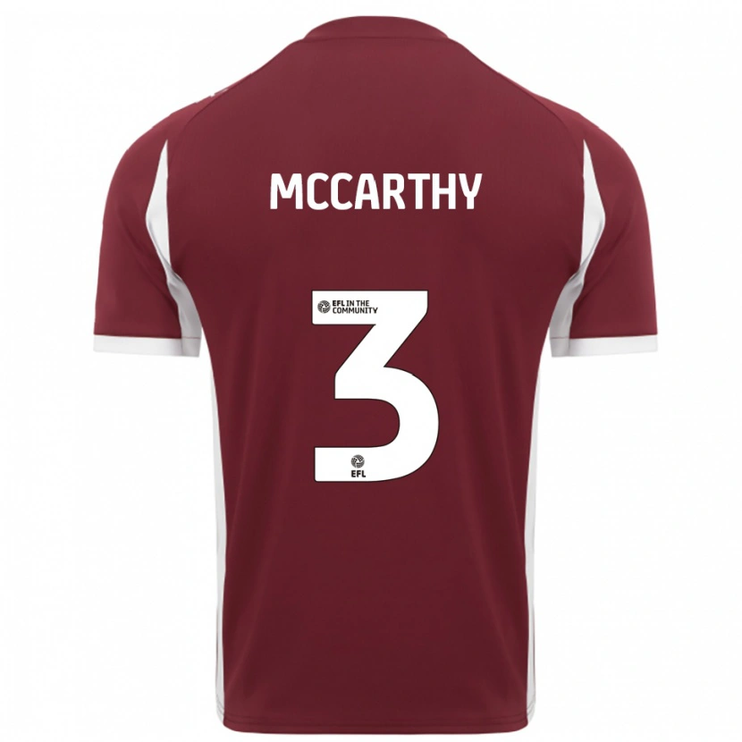 Danxen Women Conor Mccarthy #3 Burgundy White Home Jersey 2025/26 T-Shirt