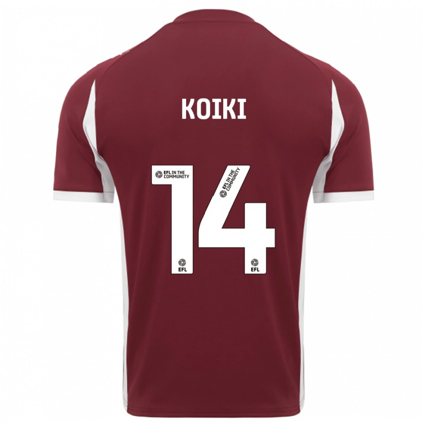 Danxen Women Ali Koiki #14 Burgundy White Home Jersey 2025/26 T-Shirt