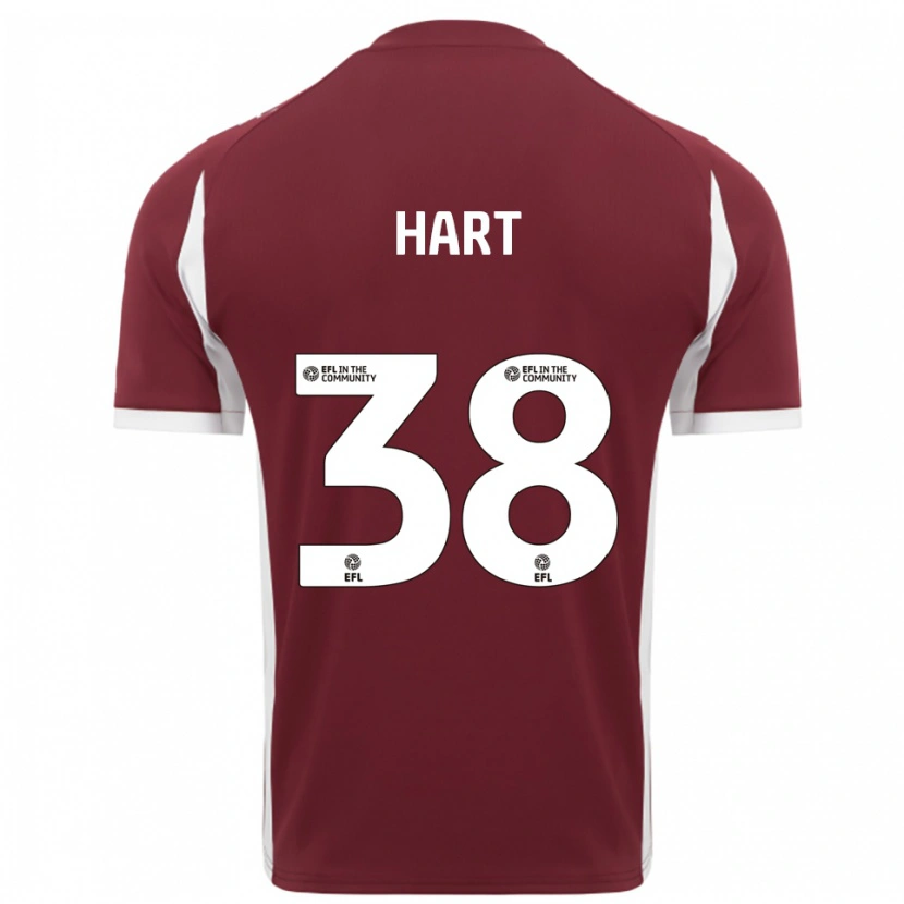 Danxen Women Jamari Hart #38 Burgundy White Home Jersey 2025/26 T-Shirt