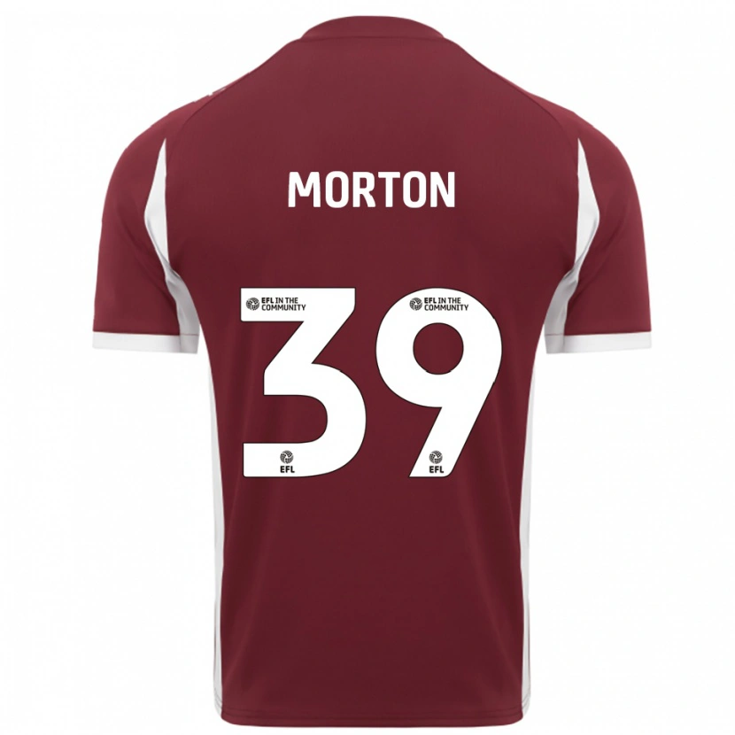 Danxen Women Callum Morton #39 Burgundy White Home Jersey 2025/26 T-Shirt