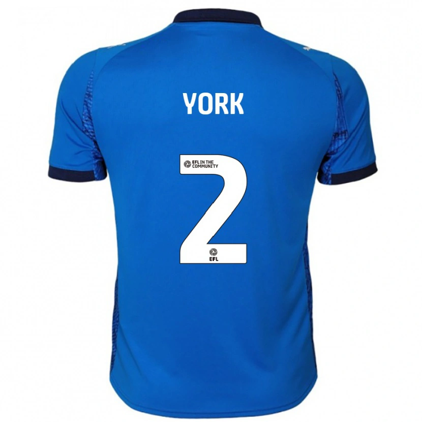 Danxen Women Ellie York #2 Blue White Home Jersey 2025/26 T-Shirt