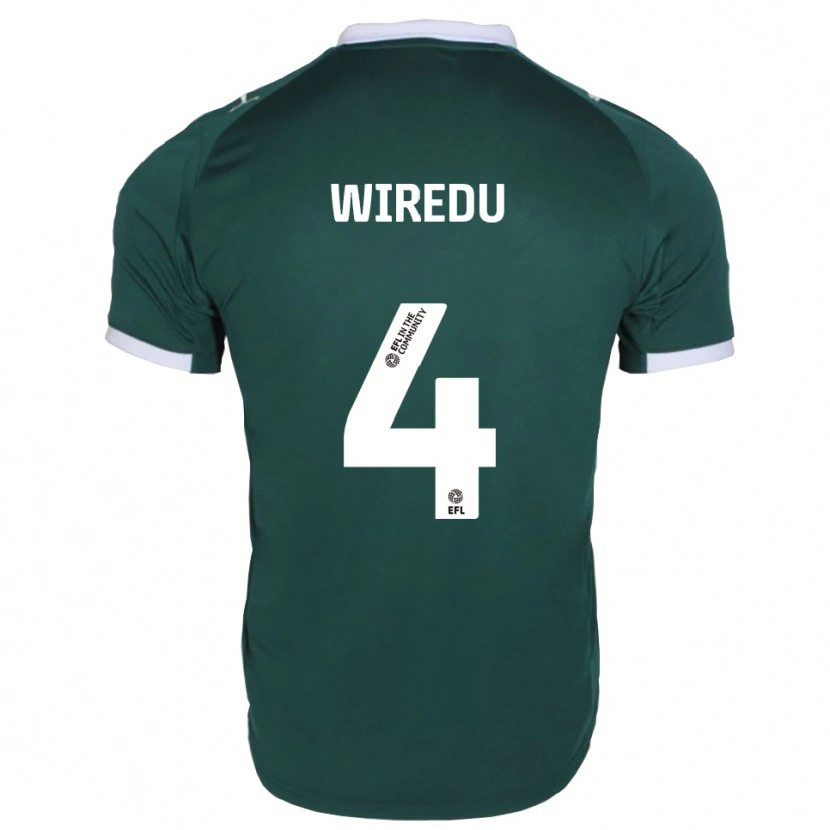 Danxen Women Brendan Wiredu #4 Green White Home Jersey 2025/26 T-Shirt