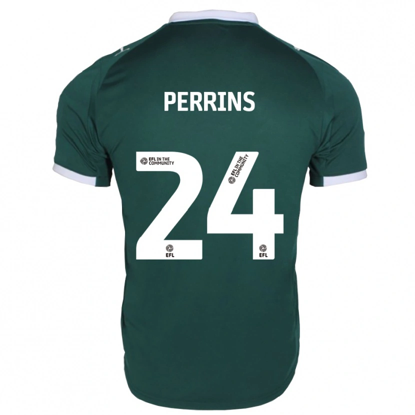 Danxen Women Grace Perrins #24 Green White Home Jersey 2025/26 T-Shirt