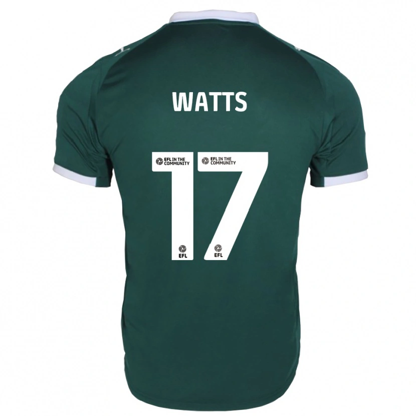 Danxen Women Caleb Watts #17 Green White Home Jersey 2025/26 T-Shirt