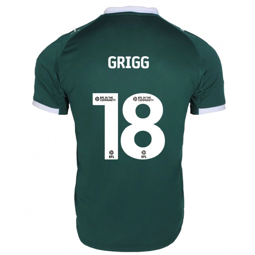 Danxen Women Katie Grigg #18 Green White Home Jersey 2025/26 T-Shirt