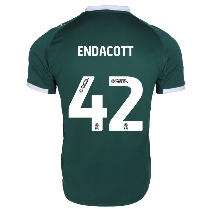 Danxen Women Jack Endacott #42 Green White Home Jersey 2025/26 T-Shirt