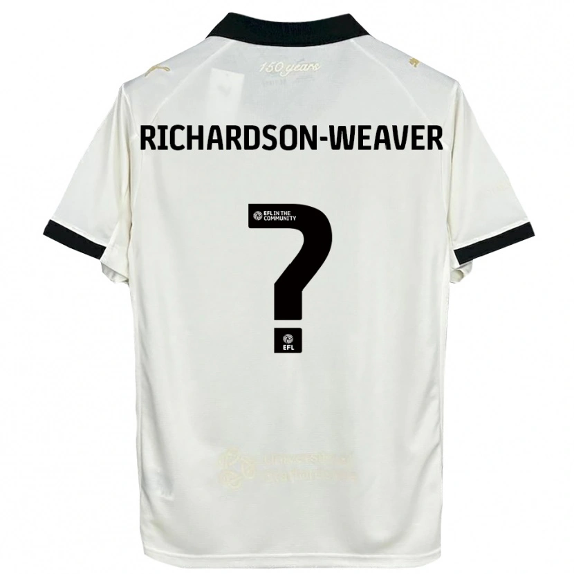 Danxen Women Ella Richardson-Weaver #0 Off-White Black Home Jersey 2025/26 T-Shirt