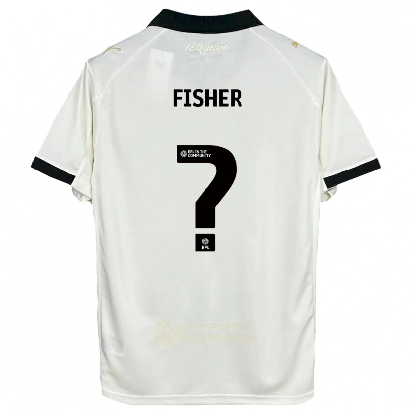 Danxen Women Elijah Fisher #0 Off-White Black Home Jersey 2025/26 T-Shirt
