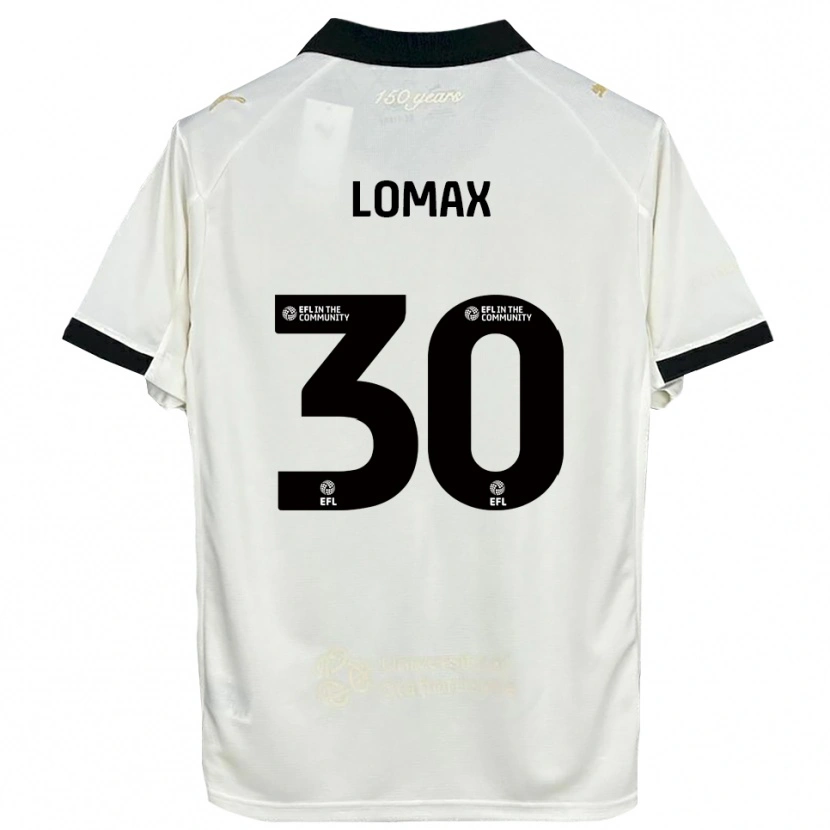 Danxen Women Ben Lomax #30 Off-White Black Home Jersey 2025/26 T-Shirt