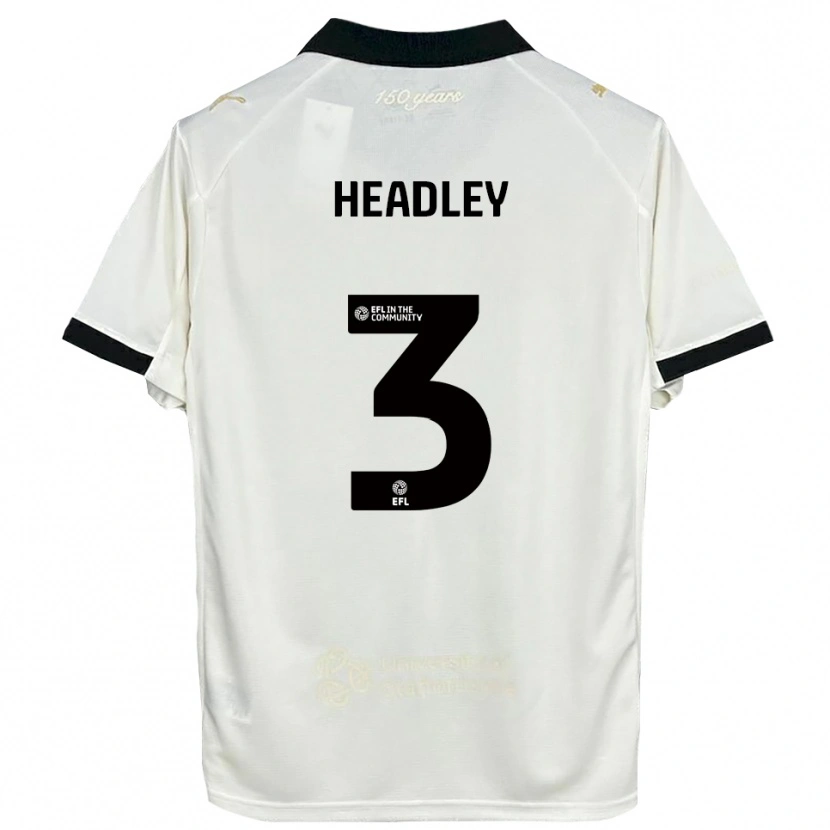 Danxen Women Jaheim Headley #3 Off-White Black Home Jersey 2025/26 T-Shirt