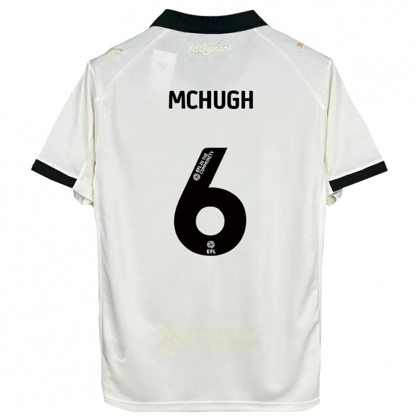 Danxen Women Sian Mchugh #6 Off-White Black Home Jersey 2025/26 T-Shirt