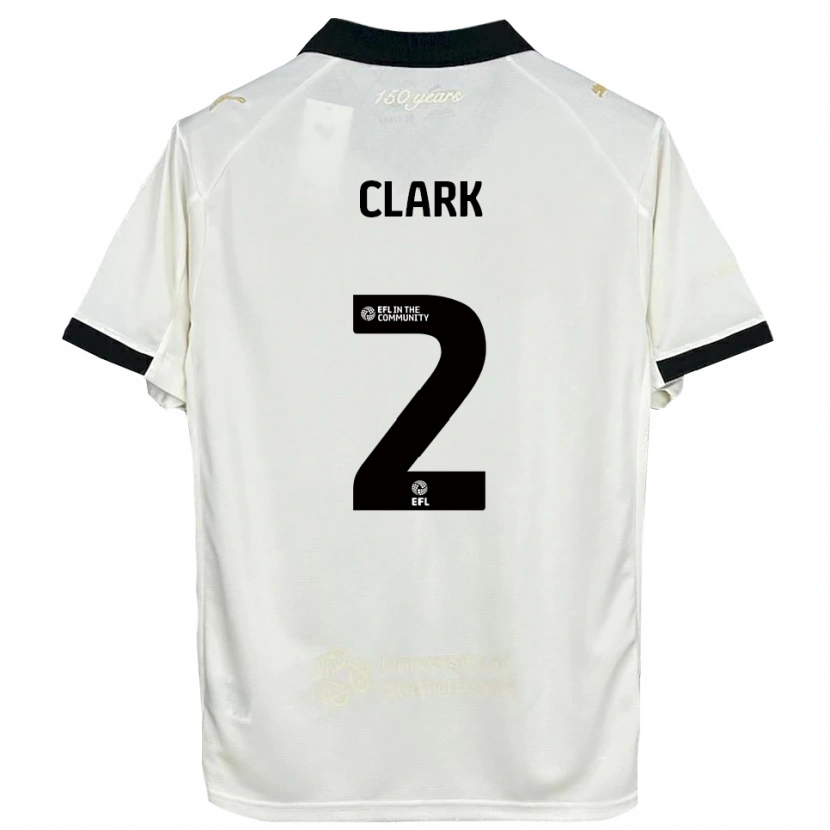 Danxen Women Mitch Clark #2 Off-White Black Home Jersey 2025/26 T-Shirt