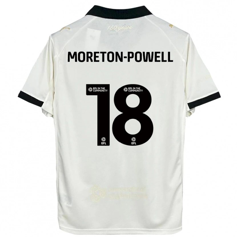 Danxen Women Erin Moreton-Powell #18 Off-White Black Home Jersey 2025/26 T-Shirt