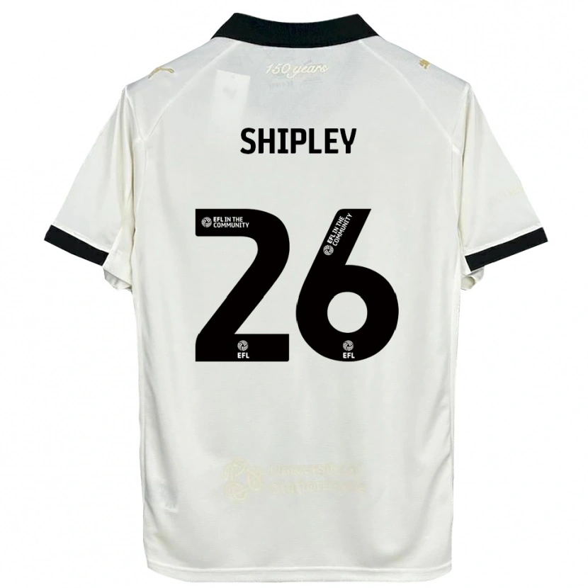 Danxen Women Jordan Shipley #26 Off-White Black Home Jersey 2025/26 T-Shirt