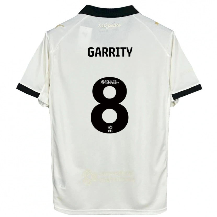 Danxen Women Ben Garrity #8 Off-White Black Home Jersey 2025/26 T-Shirt