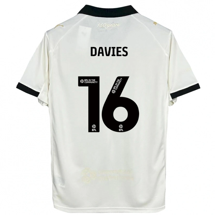 Danxen Women Cassie Davies #16 Off-White Black Home Jersey 2025/26 T-Shirt