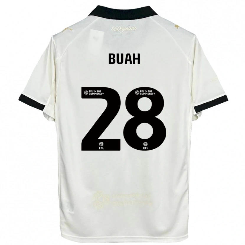 Danxen Women Andrew Buah #28 Off-White Black Home Jersey 2025/26 T-Shirt