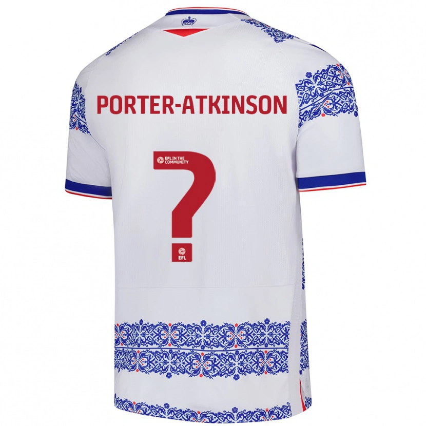 Danxen Women Jayden Porter-Atkinson #0 White Blue Home Jersey 2025/26 T-Shirt