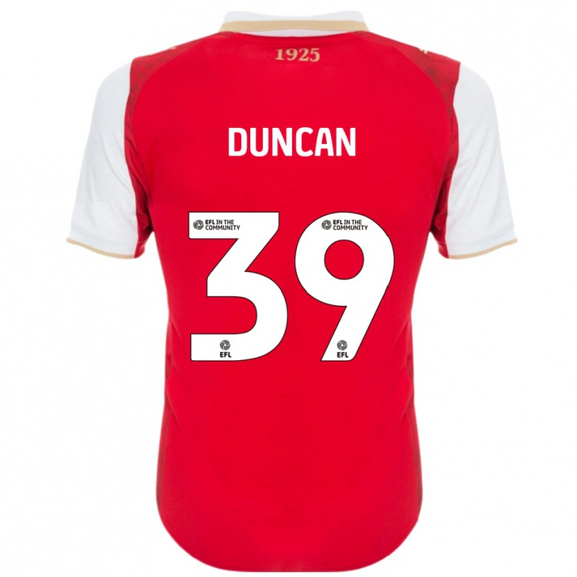 Danxen Women Harrison Duncan #39 Red White Home Jersey 2025/26 T-Shirt