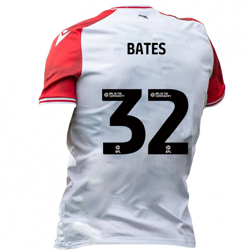 Danxen Women Ellis Bates #32 White Red Home Jersey 2025/26 T-Shirt