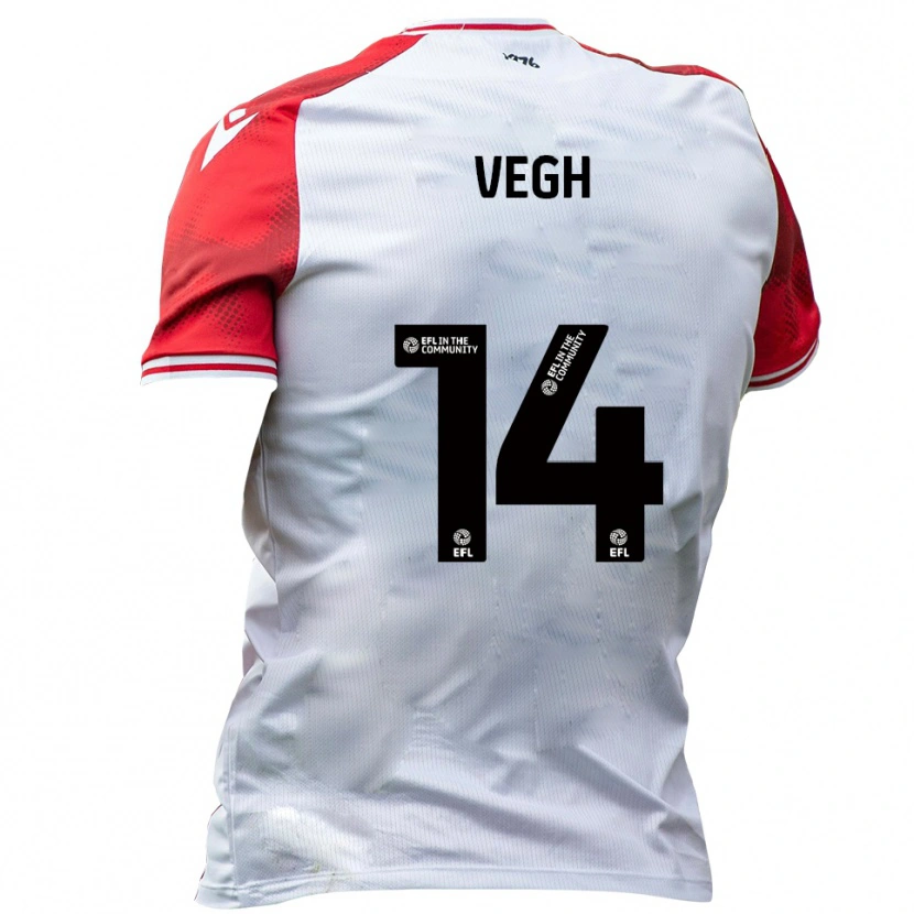 Danxen Women Harvey Vegh #14 White Red Home Jersey 2025/26 T-Shirt