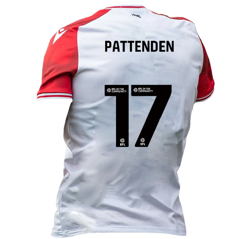 Danxen Women Jasper Pattenden #17 White Red Home Jersey 2025/26 T-Shirt