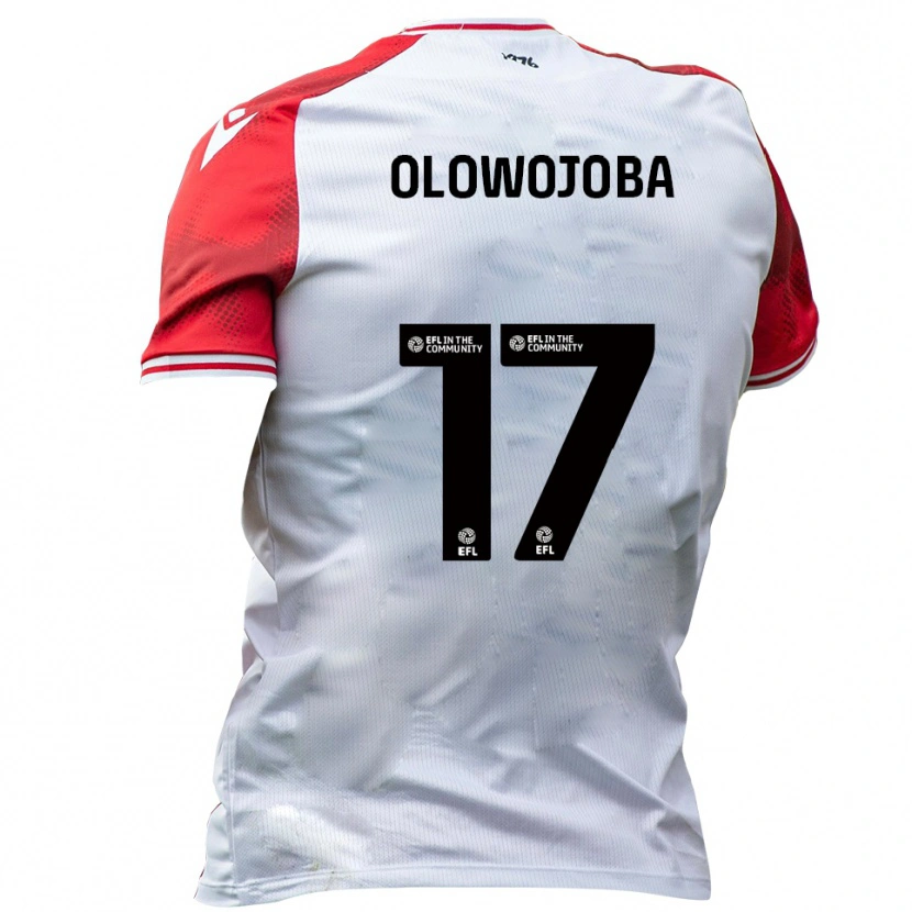 Danxen Women Temi Olowojoba #17 White Red Home Jersey 2025/26 T-Shirt