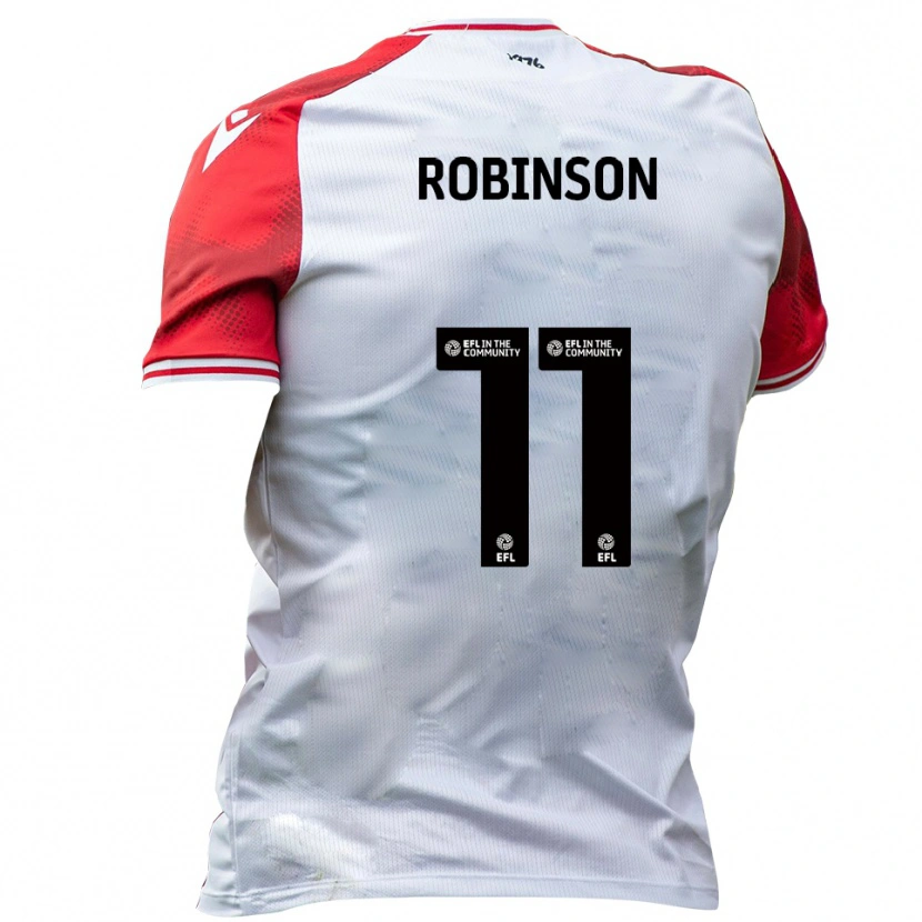 Danxen Women Alfie Robinson #11 White Red Home Jersey 2025/26 T-Shirt