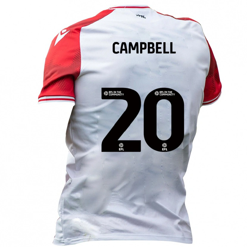Danxen Women Chem Campbell #20 White Red Home Jersey 2025/26 T-Shirt