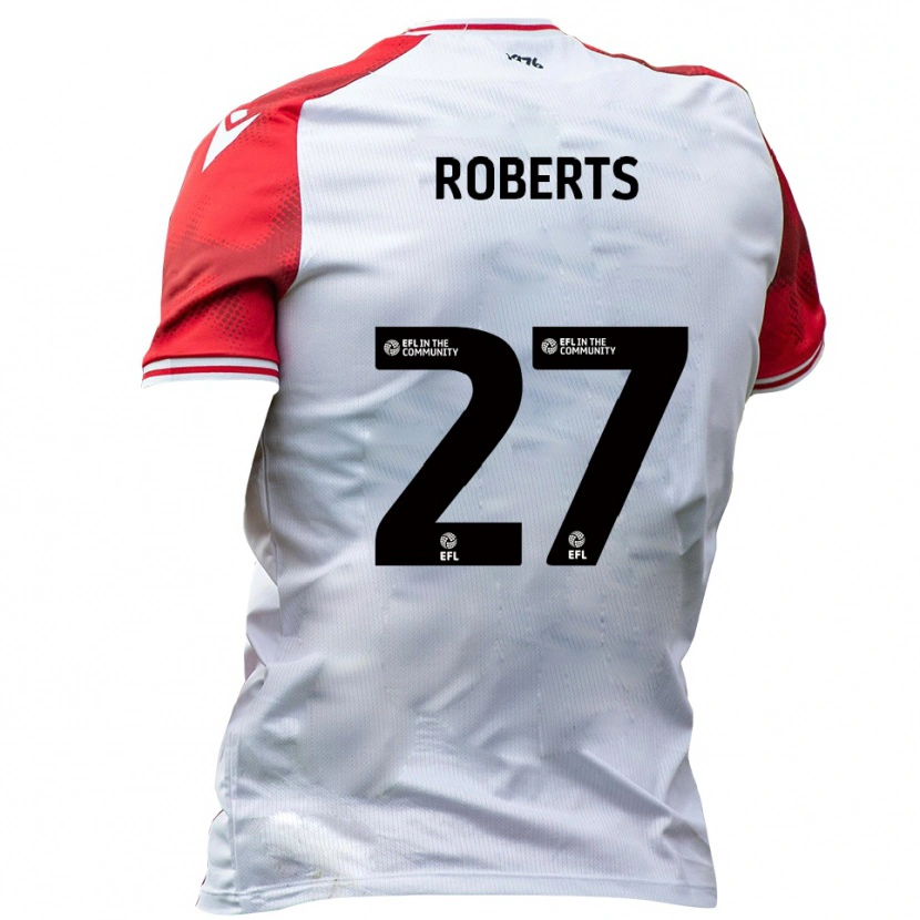 Danxen Women Mathaeus Roberts #27 White Red Home Jersey 2025/26 T-Shirt