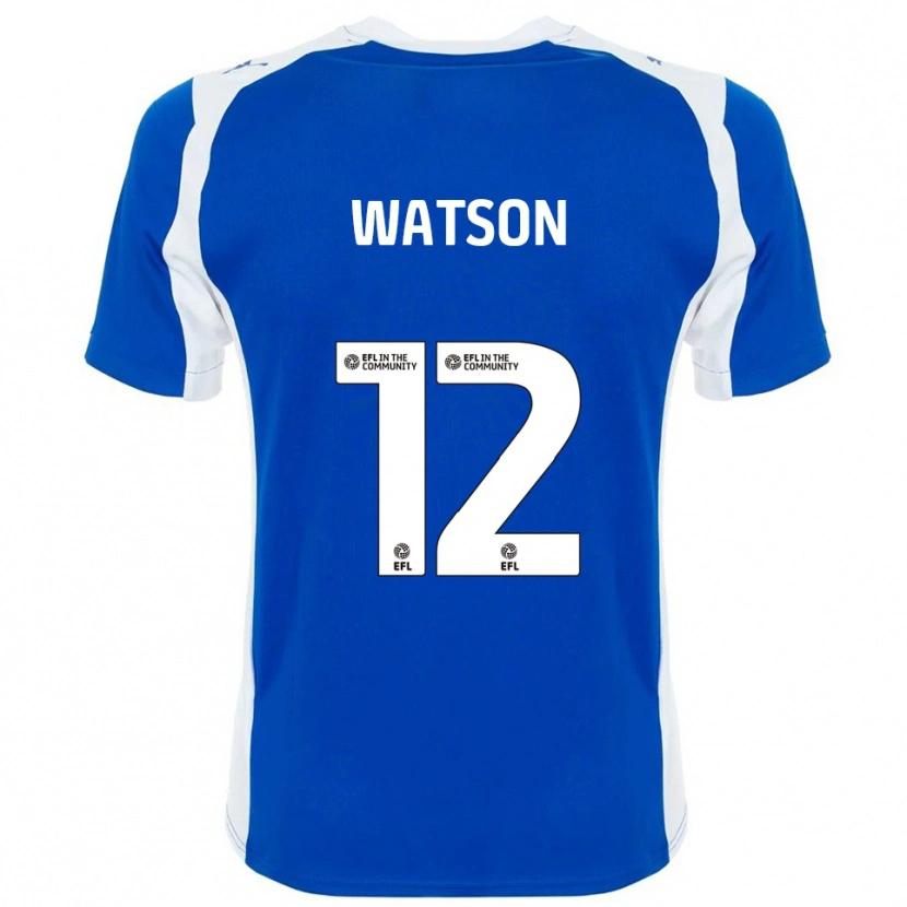Danxen Women Tom Watson #12 Blue White Home Jersey 2025/26 T-Shirt