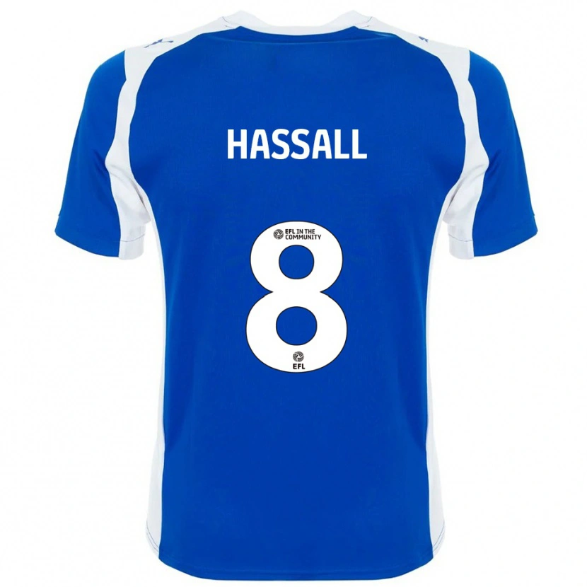 Danxen Women Molly Hassall #8 Blue White Home Jersey 2025/26 T-Shirt