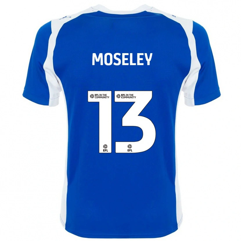 Danxen Women Faye Moseley #13 Blue White Home Jersey 2025/26 T-Shirt