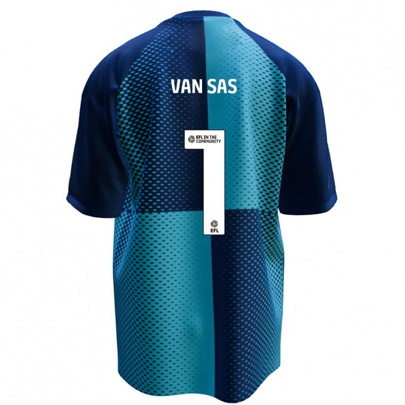 Danxen Women Mikki Van Sas #1 Blue Sky Blue Home Jersey 2025/26 T-Shirt