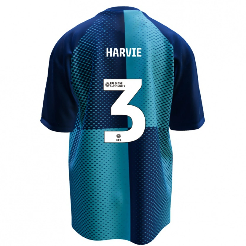 Danxen Women Daniel Harvie #3 Blue Sky Blue Home Jersey 2025/26 T-Shirt