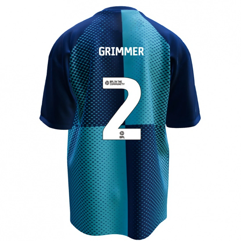 Danxen Women Jack Grimmer #2 Blue Sky Blue Home Jersey 2025/26 T-Shirt