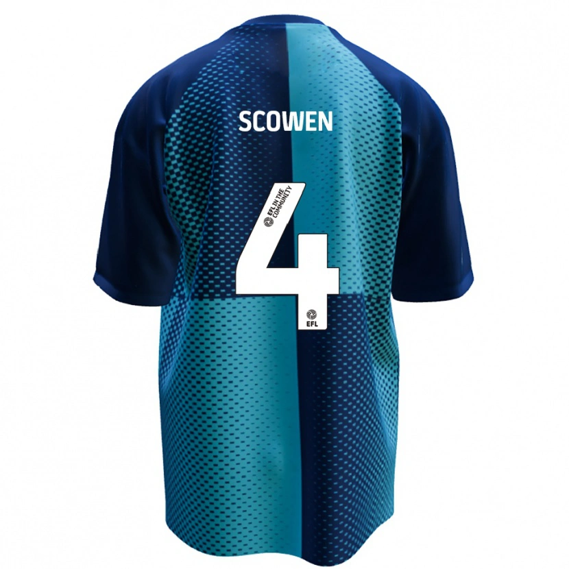 Danxen Women Josh Scowen #4 Blue Sky Blue Home Jersey 2025/26 T-Shirt