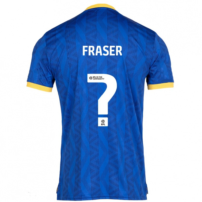 Danxen Women Finlay Fraser #0 Navy Yellow Home Jersey 2025/26 T-Shirt