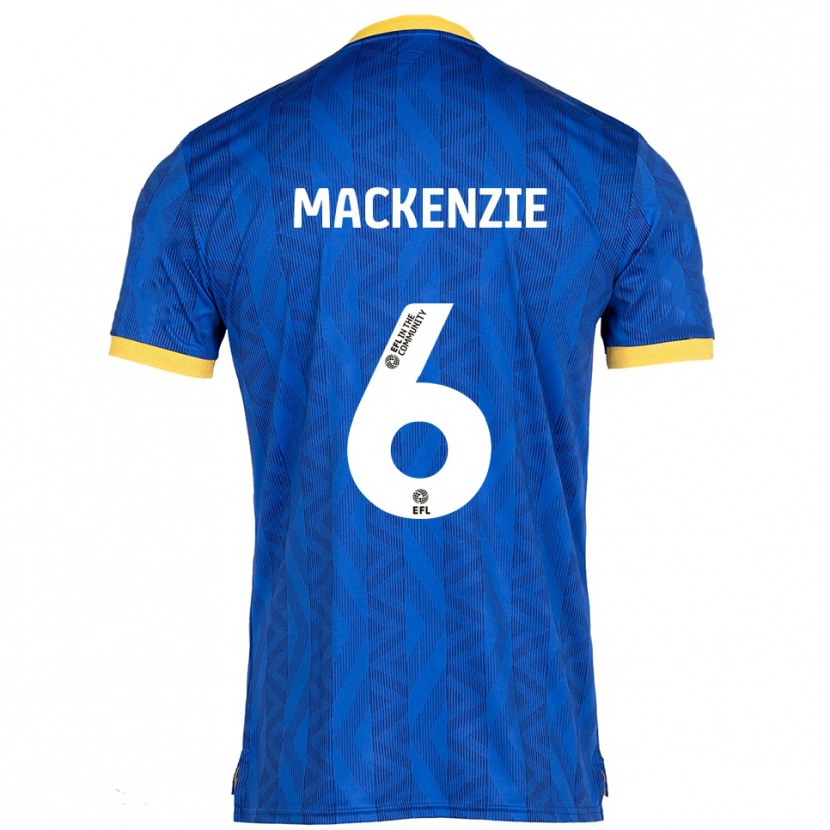 Danxen Women Hannah Mackenzie #6 Navy Yellow Home Jersey 2025/26 T-Shirt