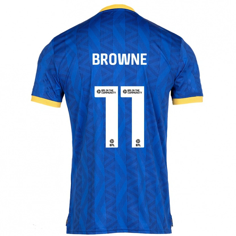 Danxen Women Marcus Browne #11 Navy Yellow Home Jersey 2025/26 T-Shirt